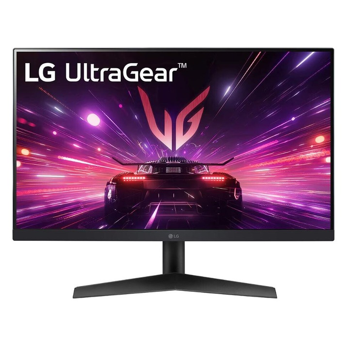 Monitor Gaming IPS LED LG 23,8" 24GS60F-B, Full HD 1920 x 1080, HDMI, DisplayPort, 180 Hz, 1 ms fekete