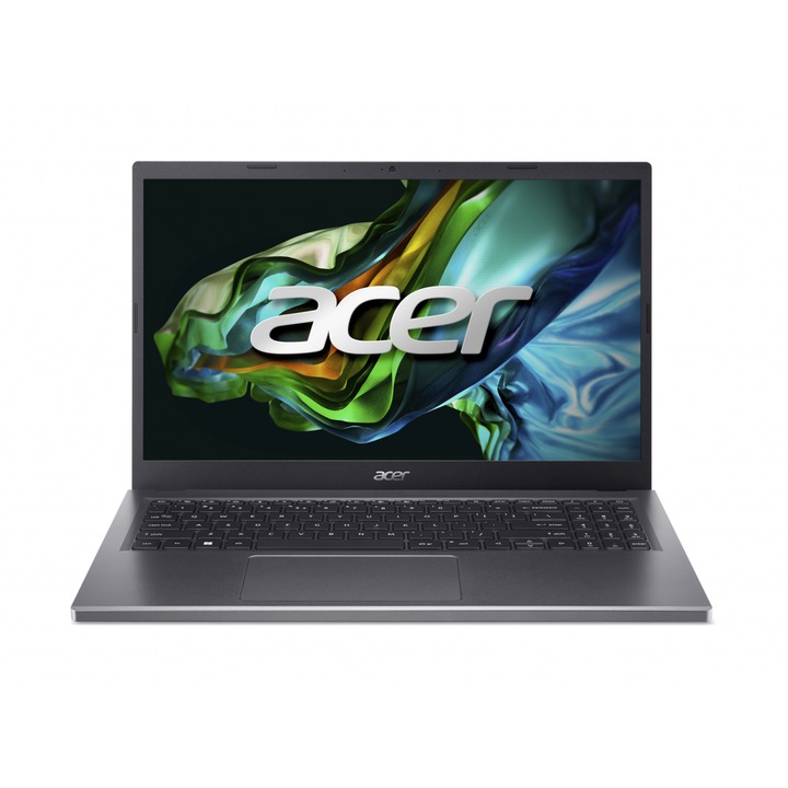 Acer Aspire 5 A515-48M Laptop, 15,6", AMD Ryzen 5 7430U, 4,30 GHz-ig, IPU FHD, 16 GB, 512 GB SSD, AMD Radeon Graphics, Nemzetközi angol billentyűzet, szürke