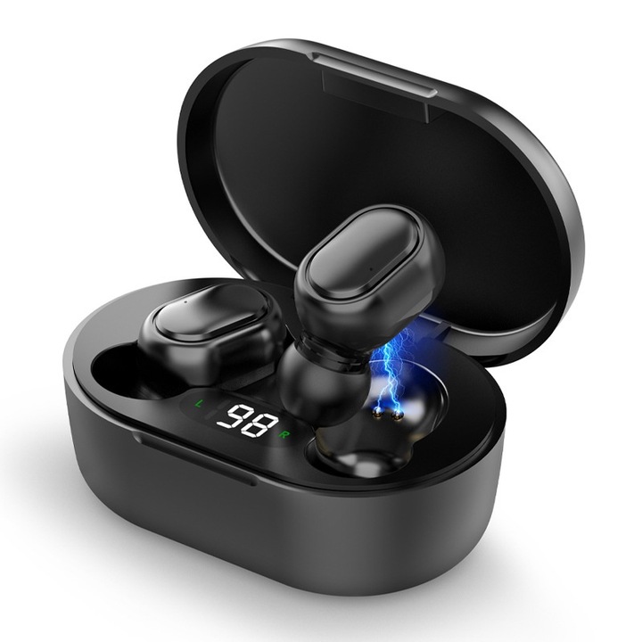 Акумулаторен слухов апарат, WALALLA, за уши, 120dB усилване, Bluetooth поддръжка, черен, пълен комплект