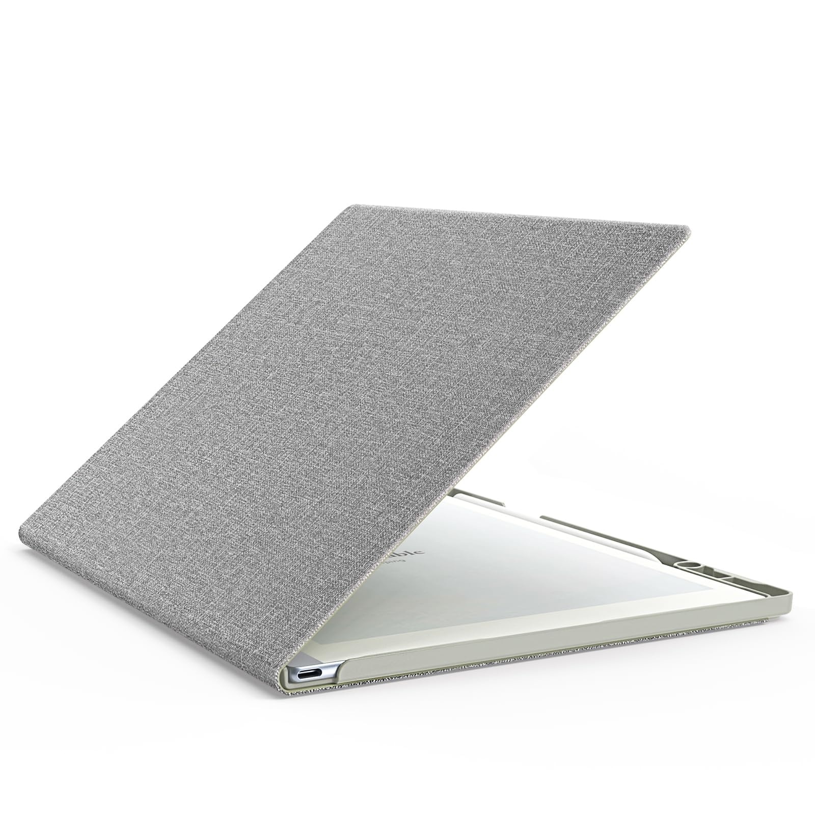 Husa tableta LYCENXI pentru reMarkable 2, design slim, cu suport pentru creion, gri, 10.3 inch