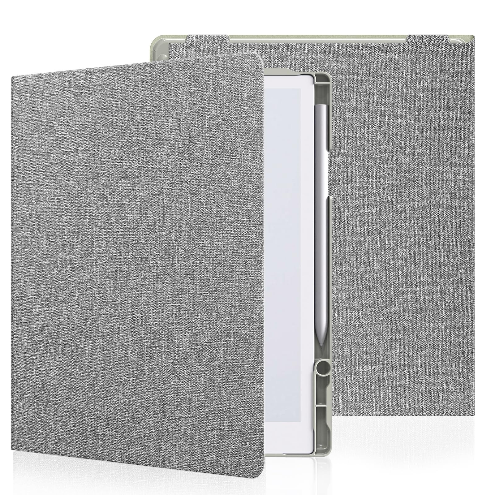 Husa tableta LYCENXI pentru reMarkable 2, design slim, cu suport pentru creion, gri, 10.3 inch