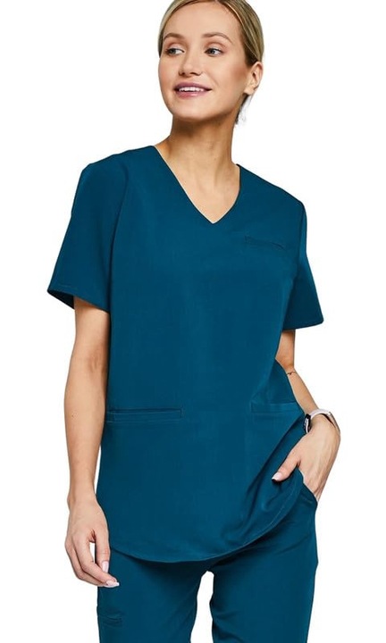 Costum medical de dama, MEDHOODIE, Albastru inchis, M