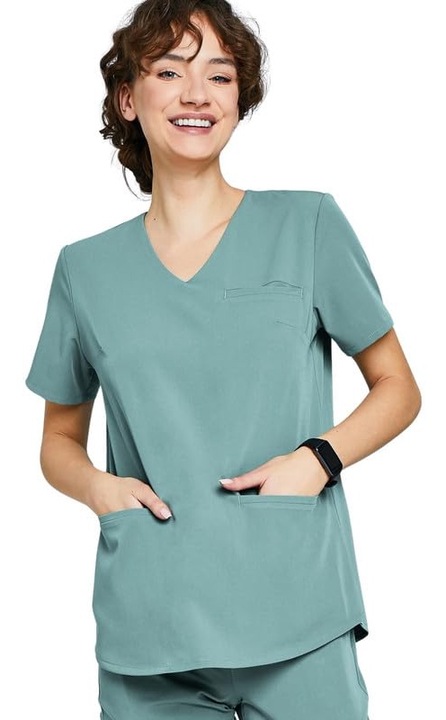 Costum medical de dama, MEDHOODIE, Poliester, Verde, S