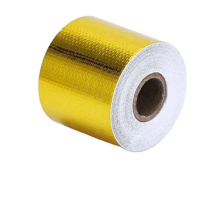 Banda izolatoare termica, 2 inch, 10 metri, autoadeziva, auriu