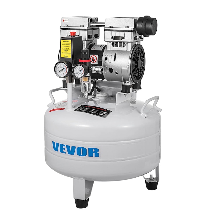 Compresor aer, Vevor, operare ultra silentioasa, 30L