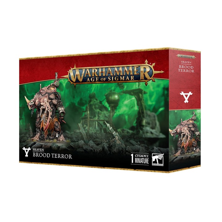 Разширение Warhammer Age of Sigmar Brood Terror Skaven, Games Workshop 16 части, Сив