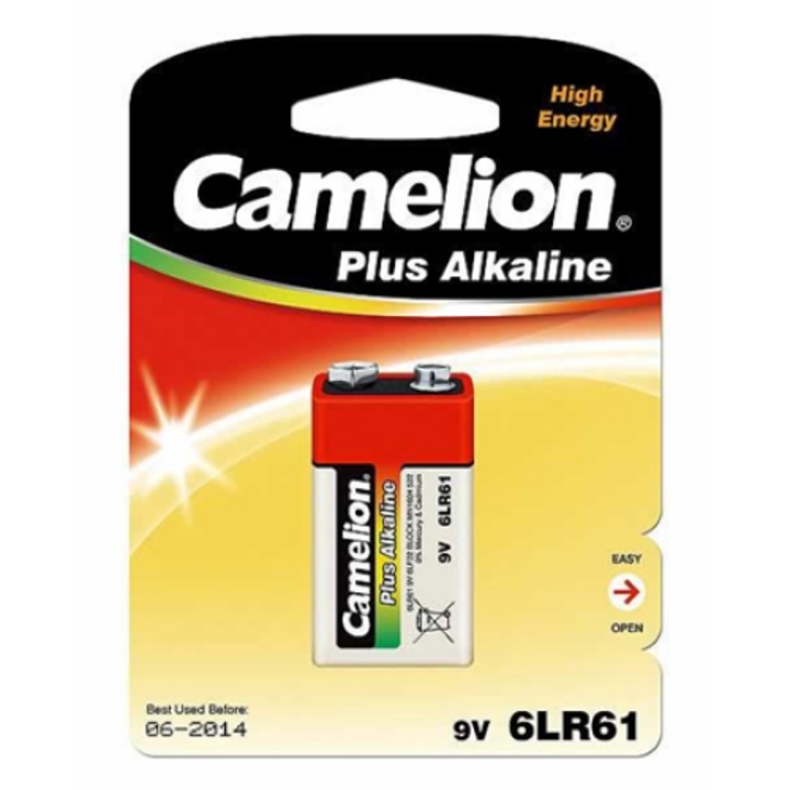 Baterie 9V, Camelion, Plus Alkaline 6LR61, 1 bucata