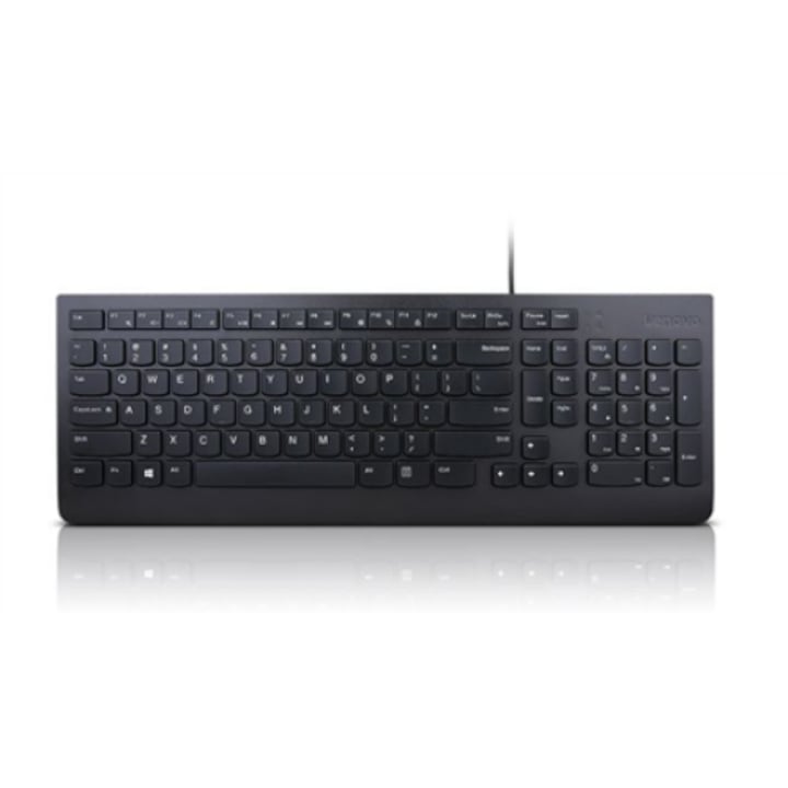 Tastatura Wired Lenovo Essential, 1.8m, neagra, US