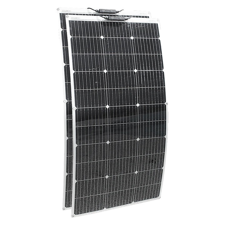 Panou solar flexibil, 100W, monocristalin, dimensiuni 970x530x5mm
