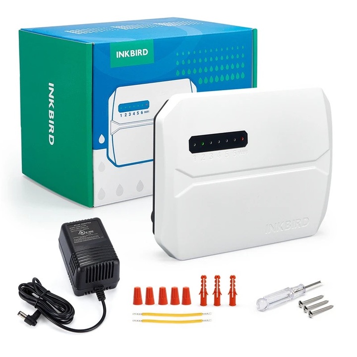 Програмиране на разпръсквачи, 6 зони, Wi-Fi, лесен монтаж, 220V