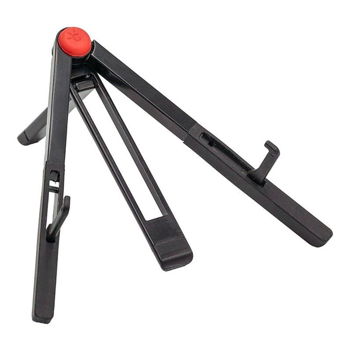 Tartozék Nintendo Switchhez, Genki Kickstand 2, fém, 142x15x14mm, fekete/piros