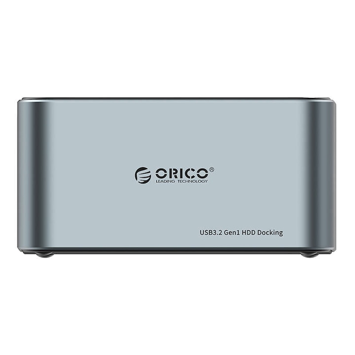 Докинг станция за HDD/SSD Orico 2.5"/3.5", 5Gbps, USB-C, 110TB, черна, с функция за клониране
