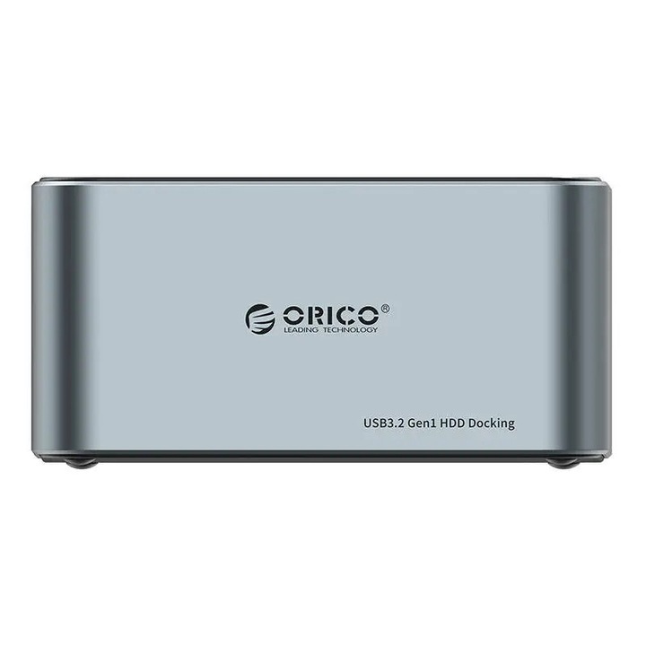 Statie de andocare/clonare HDD/SSD Orico, SATA 2.5 inch / 3.5 inch, 110TB, 5 Gbps, UASP, TRIM, Negru