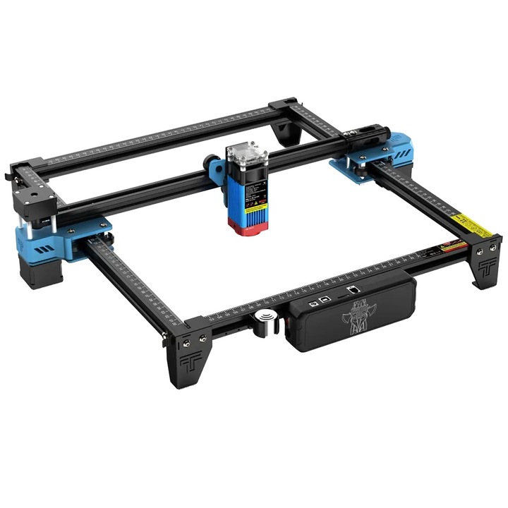 Lézergravírozó gép 5.5W TTS-55 Pro, 300x300mm, alumínium, műanyag