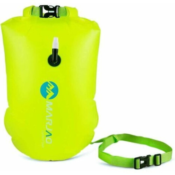 Plutitor de inot de inalta vizibilitate, constructie din PVC premium pentru inotatorii in apa deschisa, triatletii si pasionatii de sporturi acvatice, design compact pentru portabilitate in miscare