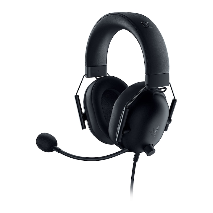 PC ΡΠ»ΡΡΠ°Π»ΠΊΠΈ, Razer, BlackShark V2 X, ΠΊΠ°Π±Π΅Π», ΠΌΠΈΠΊΡΠΎΡΠΎΠ½, ΡΠ΅ΡΠ½ΠΈ