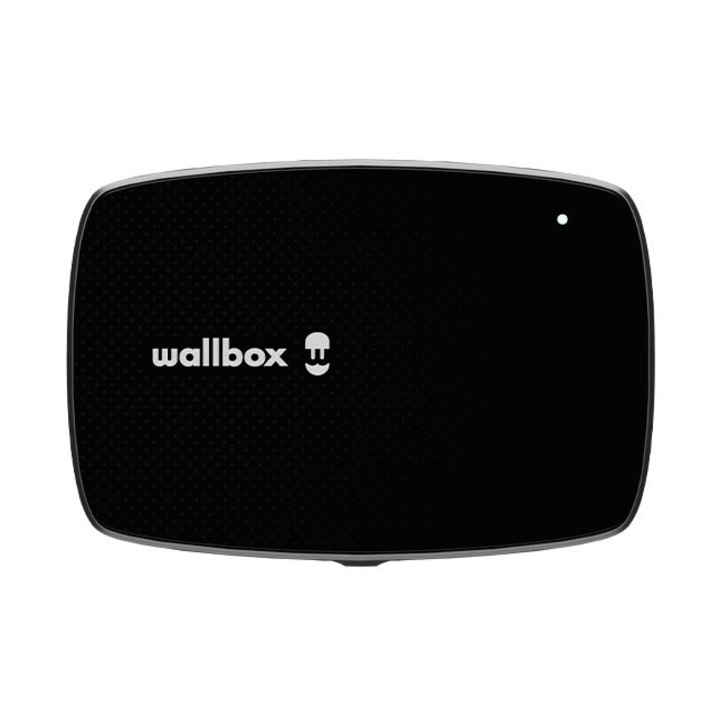 Зарядно за електрически автомобили Wallbox Commander 2s, 22 kW, Wi-Fi, Bluetooth, 5 м кабел, черно