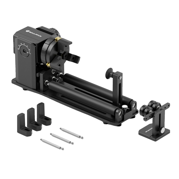 SCULPFUN RA Pro Max Roller, многофункционален ротационен модул, регулируем ъгъл на 180°, широка съвместимост