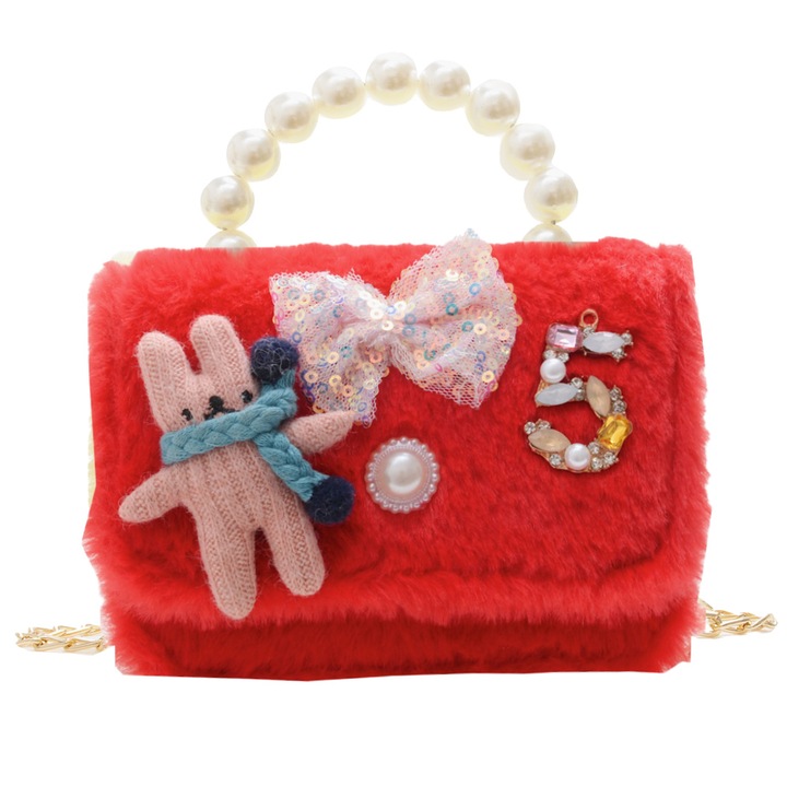 Jormftte lányka táska, piros