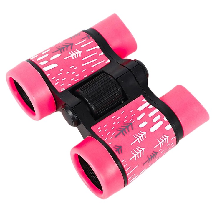 Бинокъл 4x30, дълъг зум, гумен, компактен, за деца