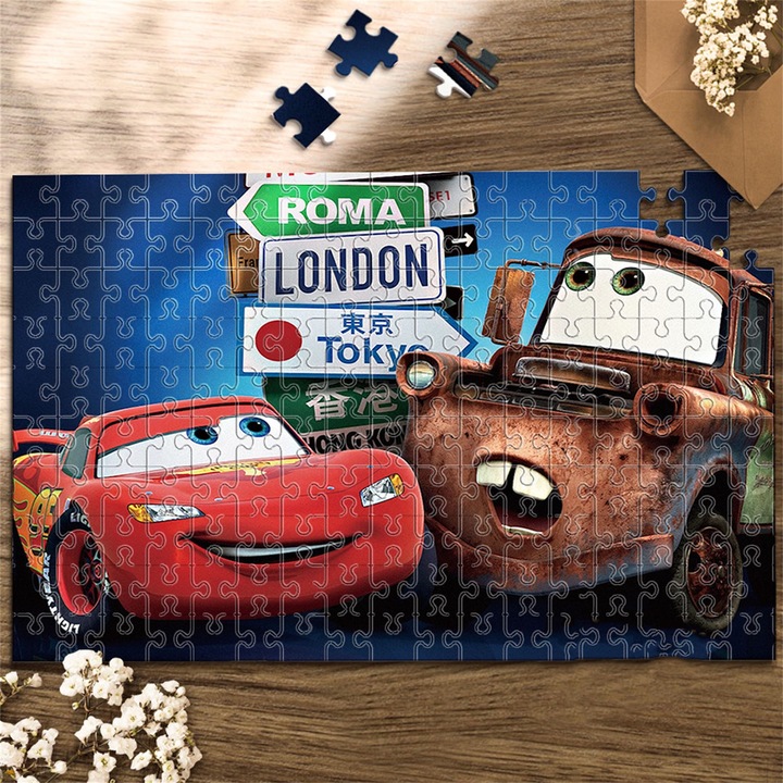 Образователен пъзел 500 части, longziming, красиви шарки, здрав картон, 520x380 мм