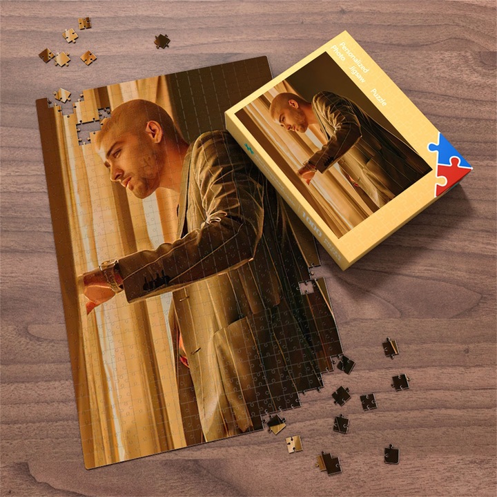 Пъзел "Поп звезда", longziming, 1000 части, 750x500 мм, ярки цветове, екологичен