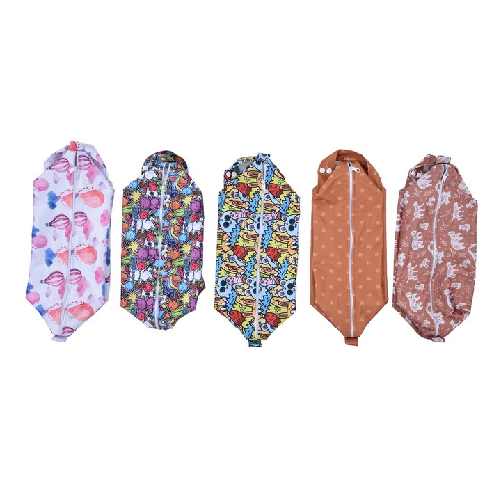 5 db-os vízálló pelenkázótáska készlet, poliészter, többféle kivitelben, kültéri használatra