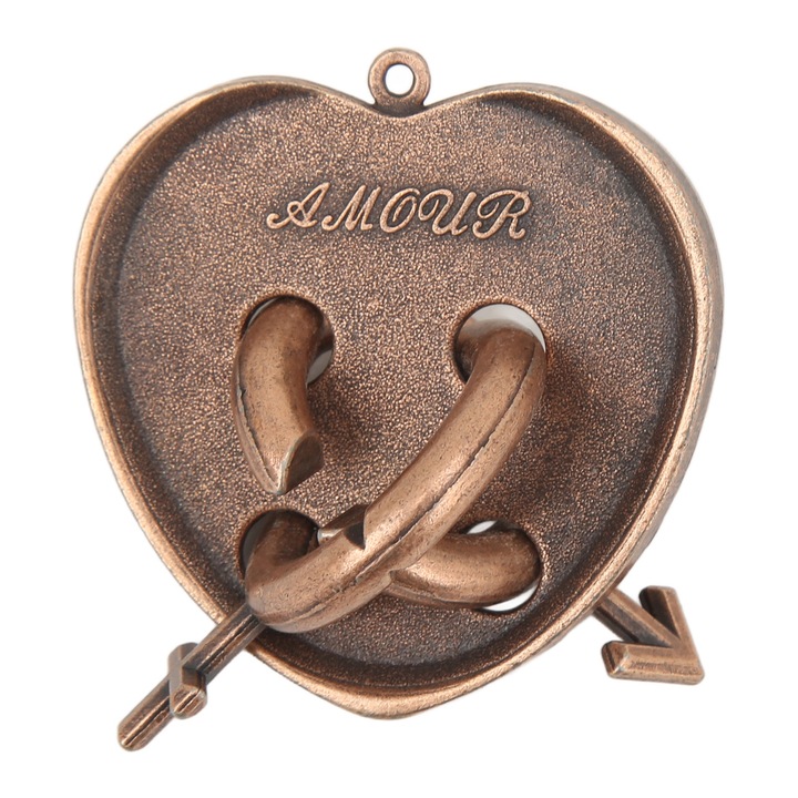 Играчка пъзел longziming, 3D, За отключване, Метал, За възрастни