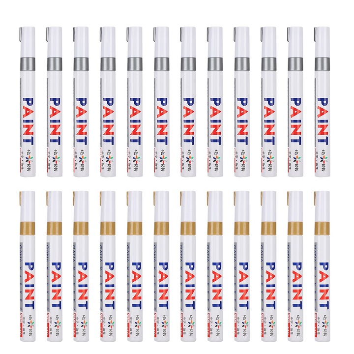 Jormftte 24 darabos markerkészlet, vízálló tinta, 0 mm vonalszélesség, többszínű