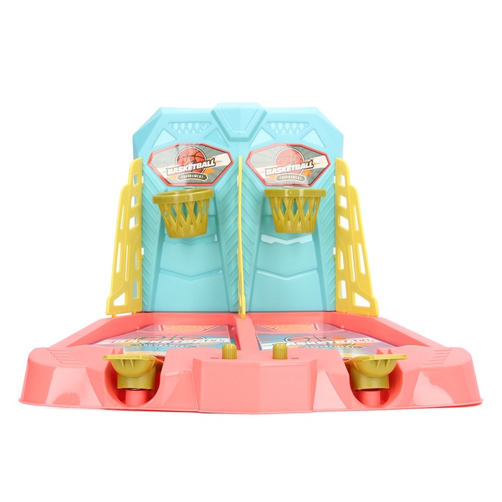 Jormftte asztali kosárlabda játék, 2 játékos szett, piros, 30x45cm