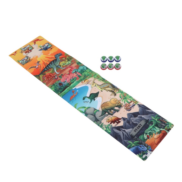 Jormftte társasjáték, interaktív, oktató szőnyeg, 6 labdával, beltérre és kültérre