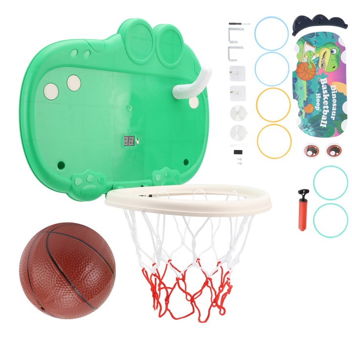 Jormftte elektronikus kosárlabda tábla digitális pontszámmal, animált hanggal, lövöldözős játékkal, többszínű, könnyen telepíthető