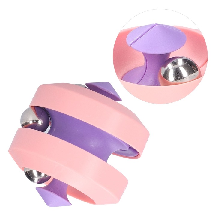 Interaktív játék gyerekeknek, Jormftte, forgó labdás játék, könnyű, rózsaszín, szett