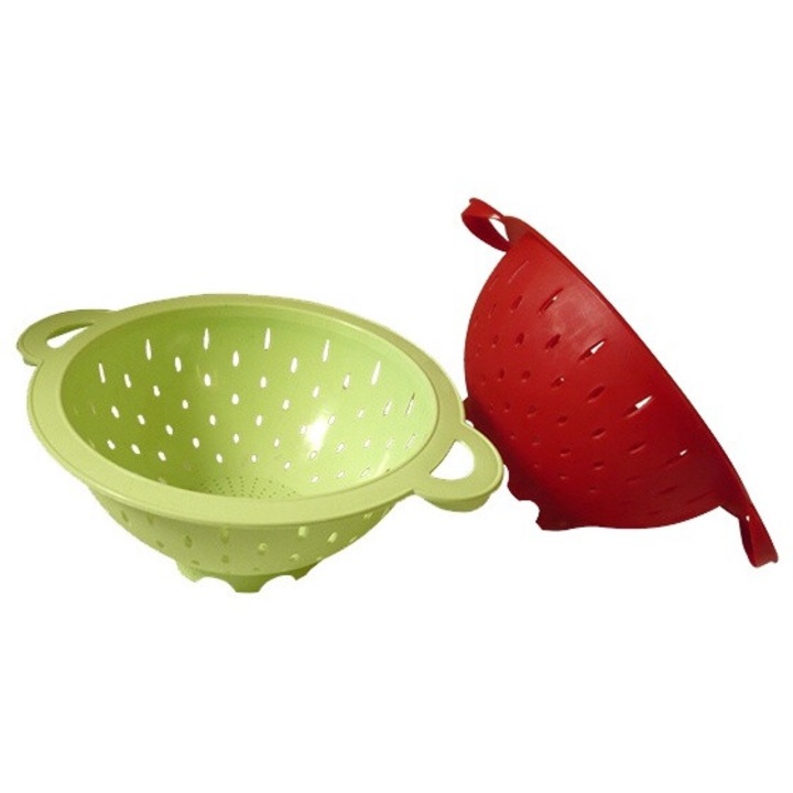 Strecuratoare plastic 27cm, set 12 bucati, mix culori