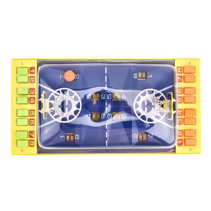 Jormftte interaktív játék gyerekeknek, oktató kosárlabda játék, szem-kéz koordináció fejlesztése, szülő-gyermek interakció, többszínű