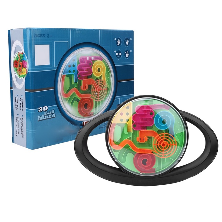 Interaktív játék, Jormftte, labirintus kormánnyal, készségfejlesztés, szem-kéz koordináció