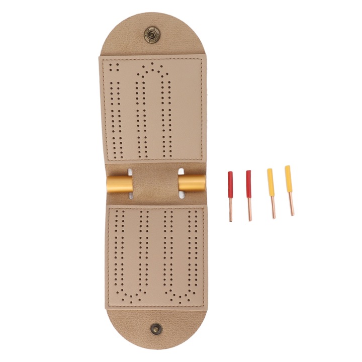 Jormftte társasjáték, hordozható játéktábla, PU bőr, 4 darab, kompakt méret