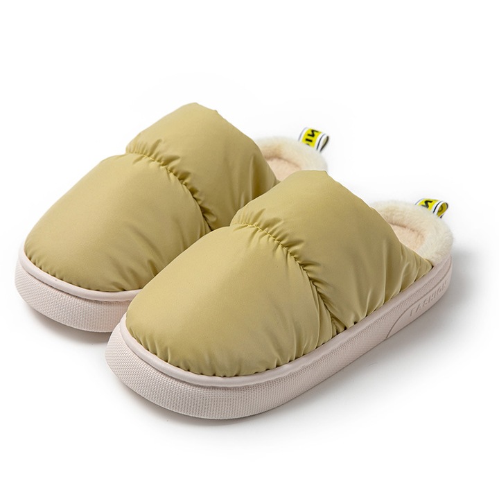 Памучни чехли с дебела подметка, Jormftte, Yellow, 38-39 EU