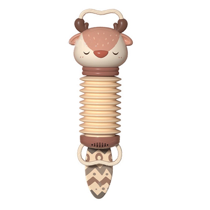 Játékhangszer, Jormftte, állat alakú harmonika, 4 dallam, 6 hangeffektus, többszínű, gyerekeknek