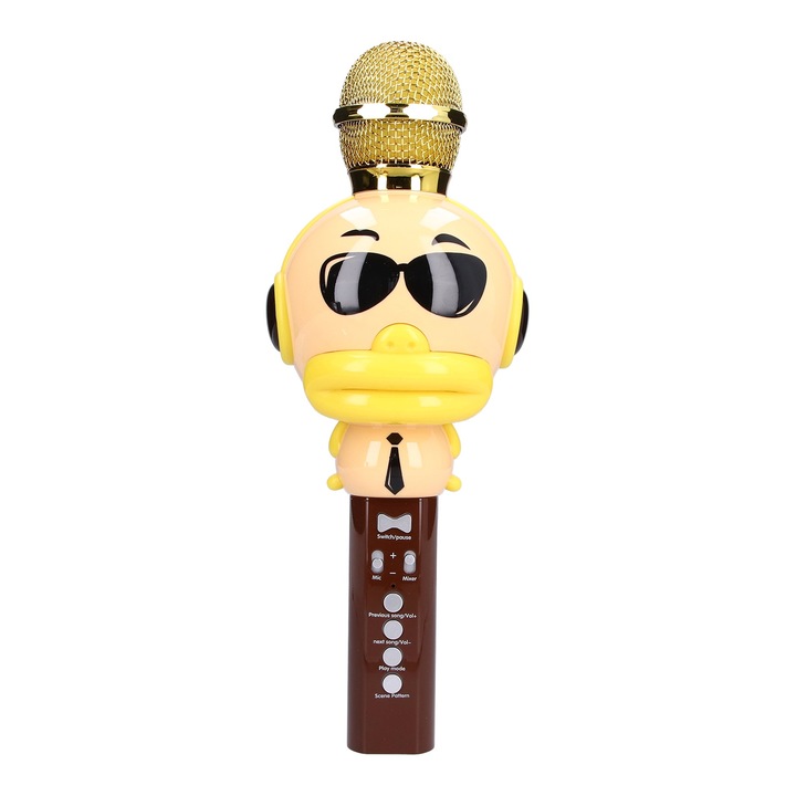 Vezeték nélküli karaoke játékok gyerekeknek, hordozható, kézi karaoke mikrofon, éneklő hangszóró születésnapi ajándék