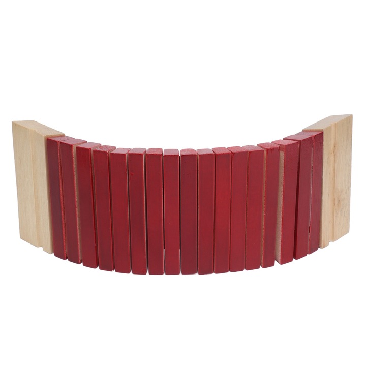 Gyerek xilofon, Jormftte, 17 billentyű, fa, biztonságos, színes