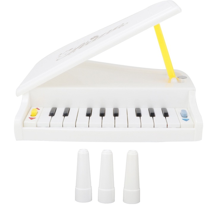 Elektromos zongora elemekkel, Jormftte, játék hangszer, 61 billentyű, műanyag, 3 év feletti gyermekek számára
