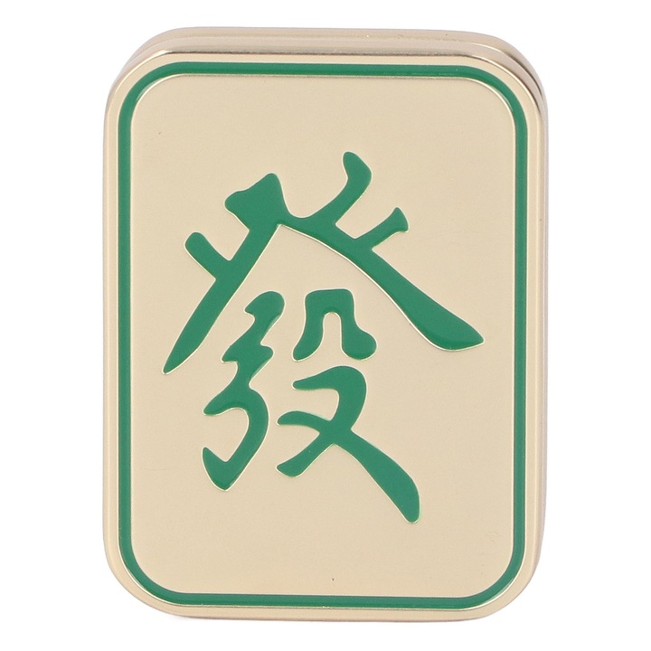 Jormftte interaktív fém játék, Mahjong modell, stresszcsökkentésre, 10x5cm, tárolózsákkal