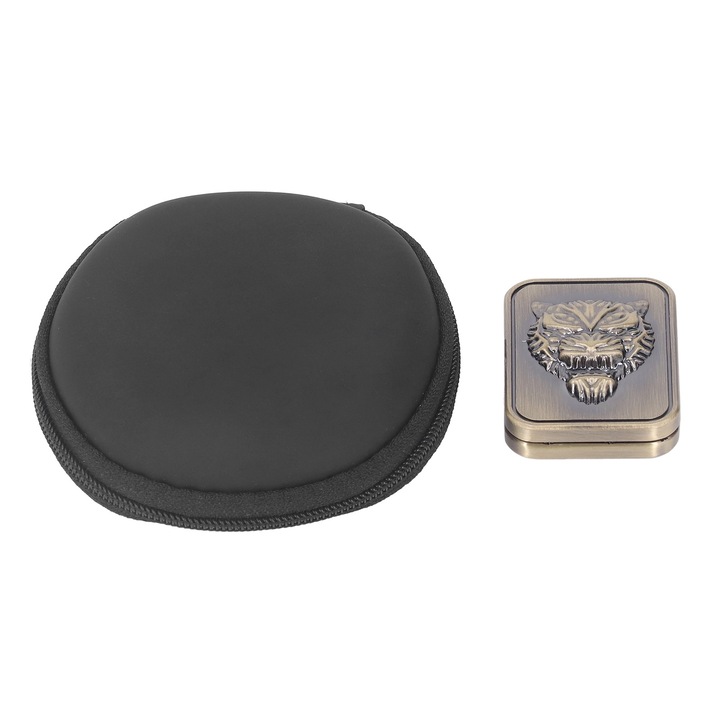 Jormftte interaktív játék, hordozható mágneses csúszka koponyagravírral, arany, kis méret