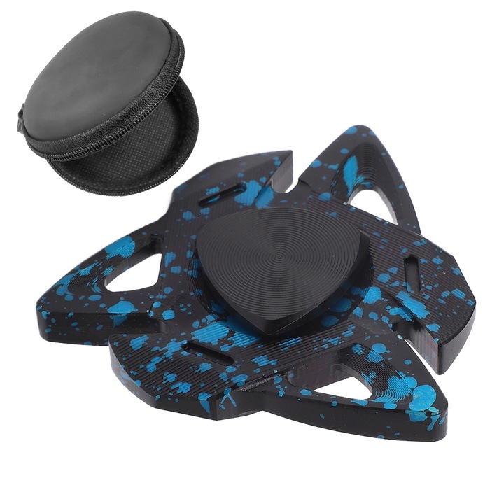 Ujjhegyi giroszkóp stresszoldó játék szorongás ellen Alumíniumötvözet Hordozható ADHD forgató tolóka játék