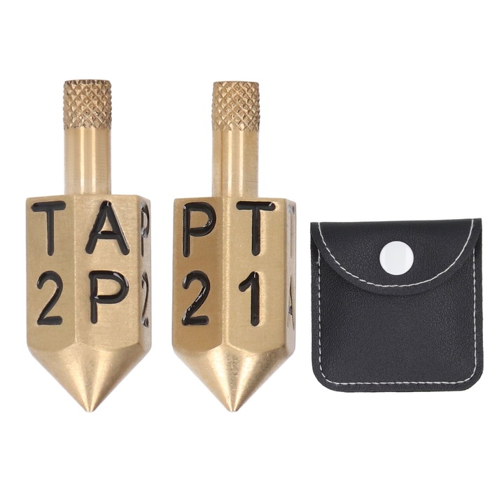 2 db-os szett forgó kocka hornyokkal, tömör fém, 6 oldalú, társasjátékokhoz