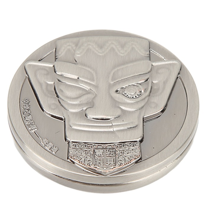 Haptikus érme felnőtteknek, fém, hordozható, mágneses csúszka, szorongáscsökkentő, szenzoros irodai játék