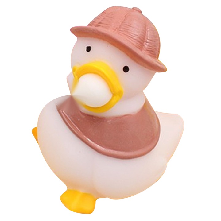 Jormftte stresszoldó labda, kacsás modell, kényelmes, könnyű, barna színű, gyermekeknek és felnőtteknek