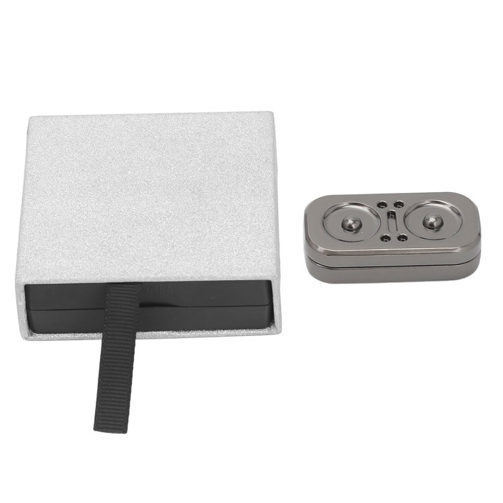 Bagoly alakú csúszkás játék Férfiak Nők Irodai fém szorongáscsökkentő stresszoldó forgó csúszkás játék Ezüst Fekete