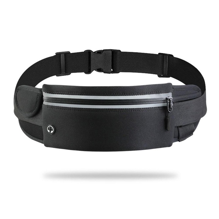 Sportos övtáska, vizespalack tartóval, vízálló, állítható, többszínű